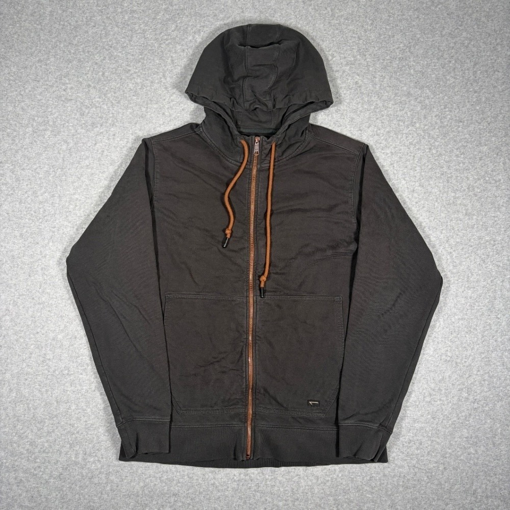 Smith + Rogue Full Zip Hoodie Men's Large Gray The Original Banquet Fleece